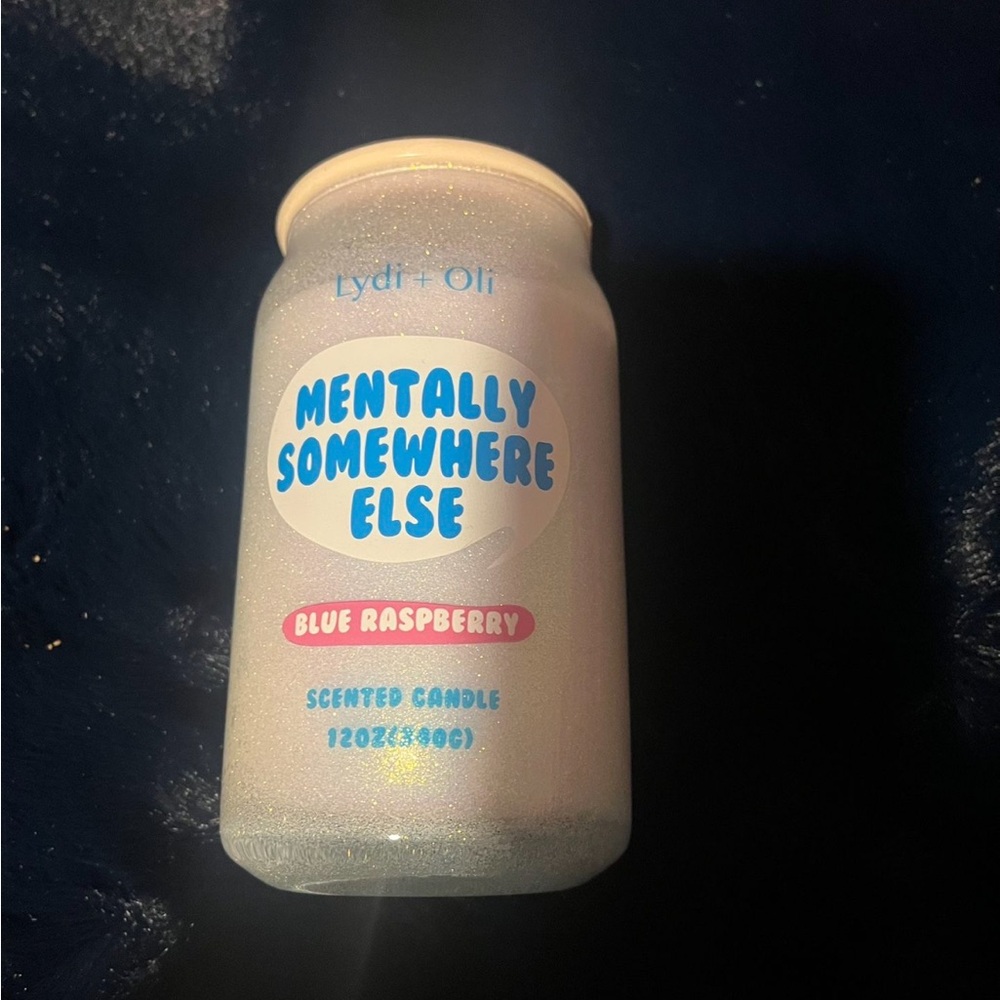 Blue Raspberry Scented Candle - Picture 4 of 13